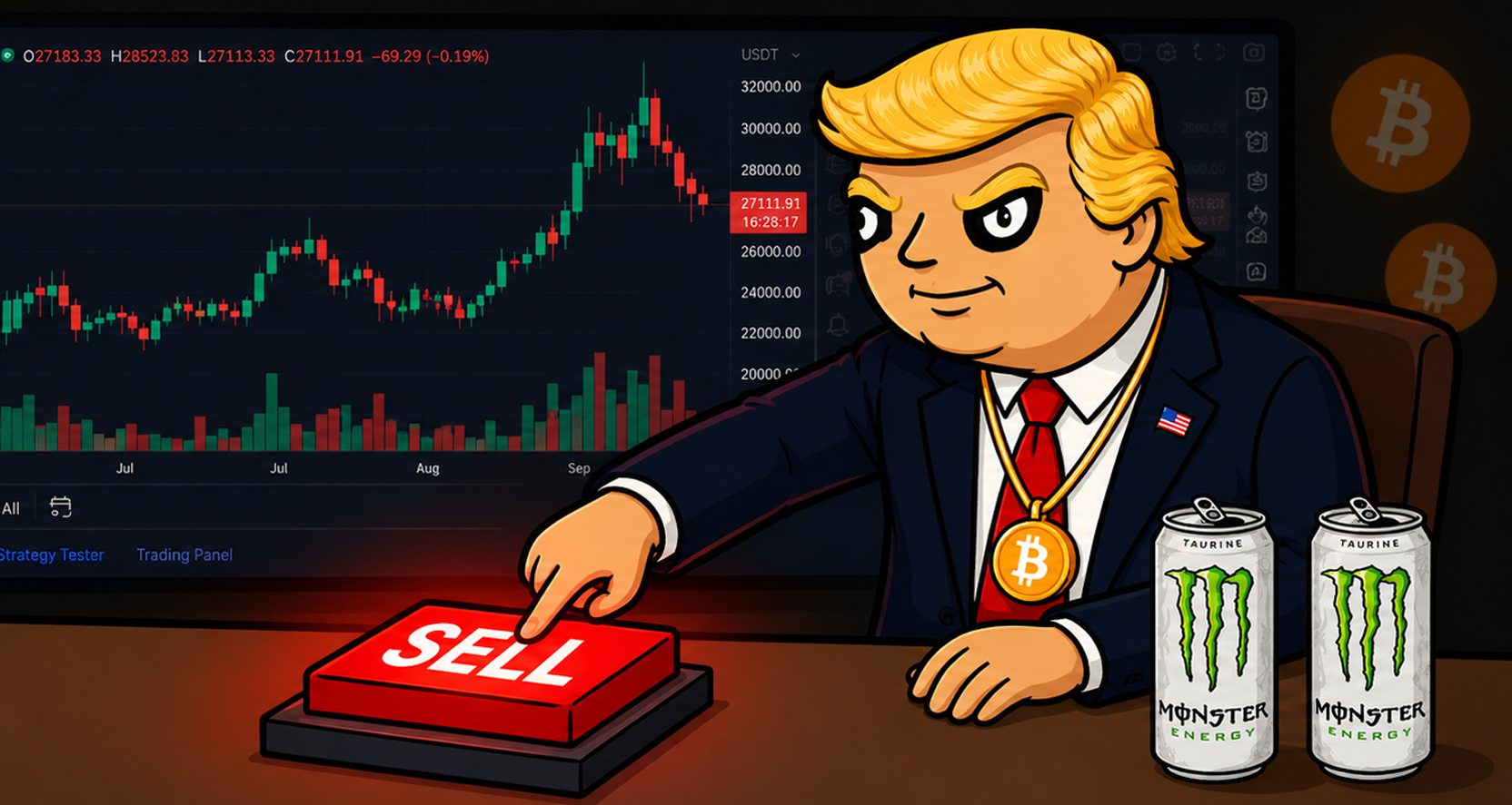 Trump Sellor small Star banner